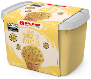 Sorvete BIg Bom Mousse de Maracuja
