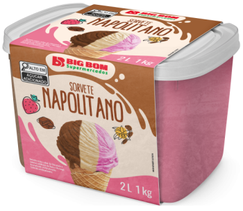 Sorvete BIg Bom Napolitano